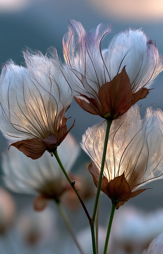 Ethereal botanical backdrop